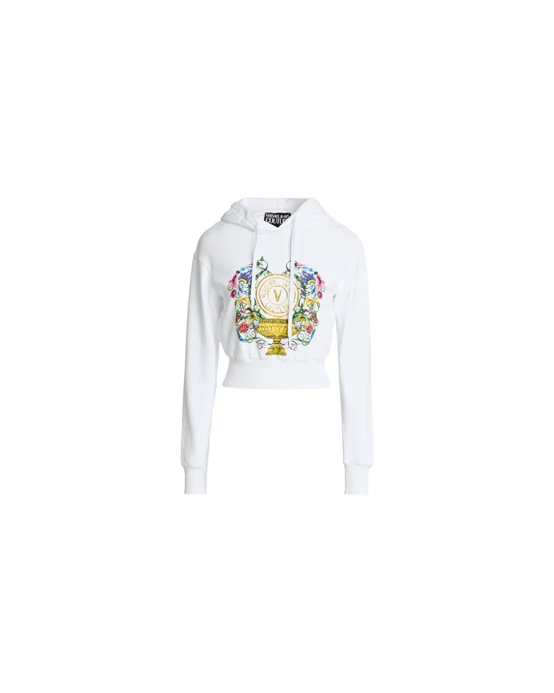 Versace Jeans TOPS - Sweatshirtsauf YOOX.COM Weiß