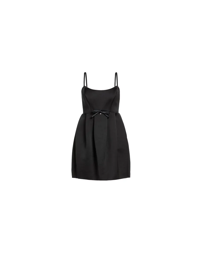 Elisabetta Franchi KLEIDER - Mini-Kleiderauf YOOX.COM Schwarz