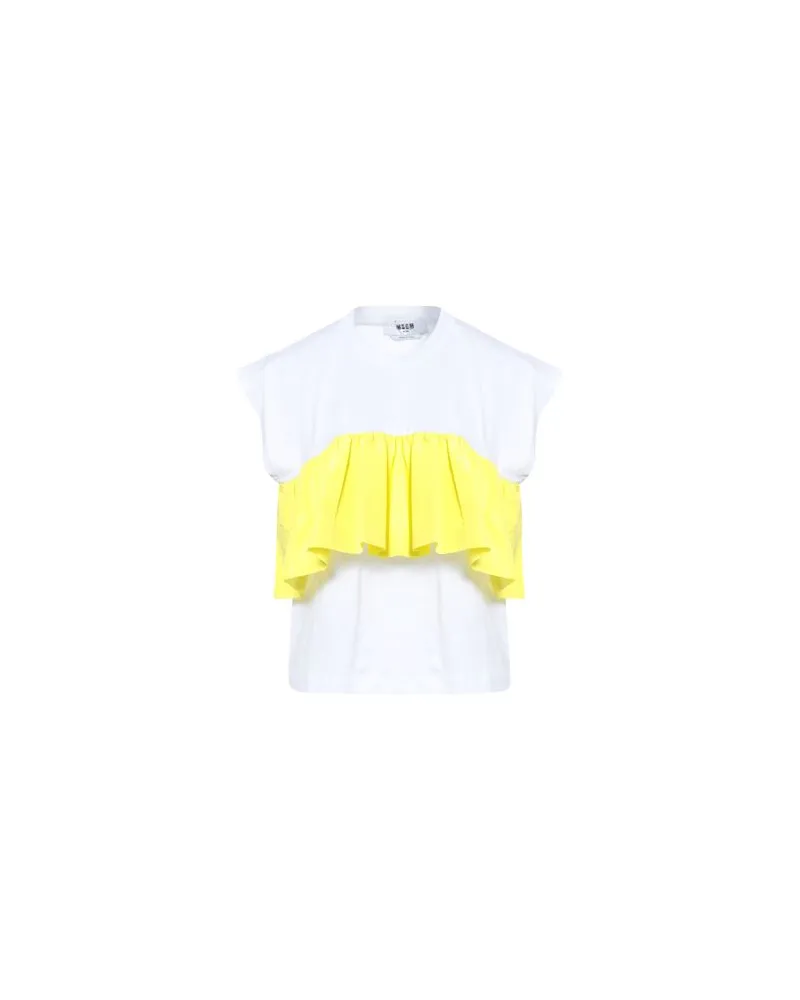 MSGM TOPS - T-shirtsauf YOOX.COM Weiß