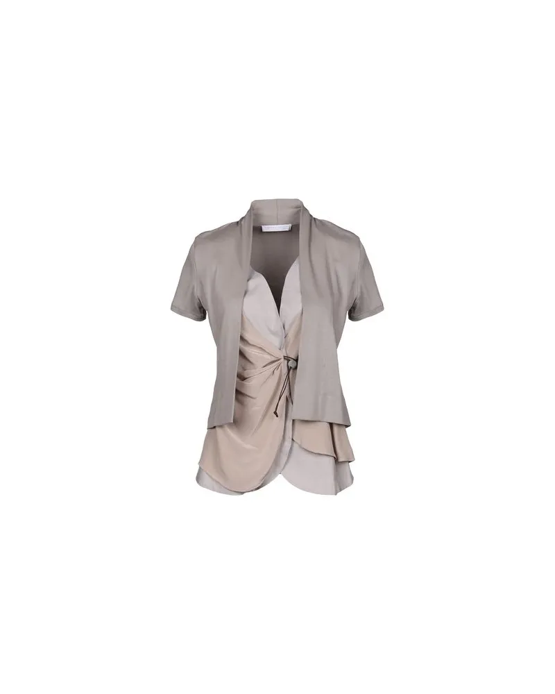 Fabiana Filippi STRICKWAREN - Strickjackenauf YOOX.COM Grau