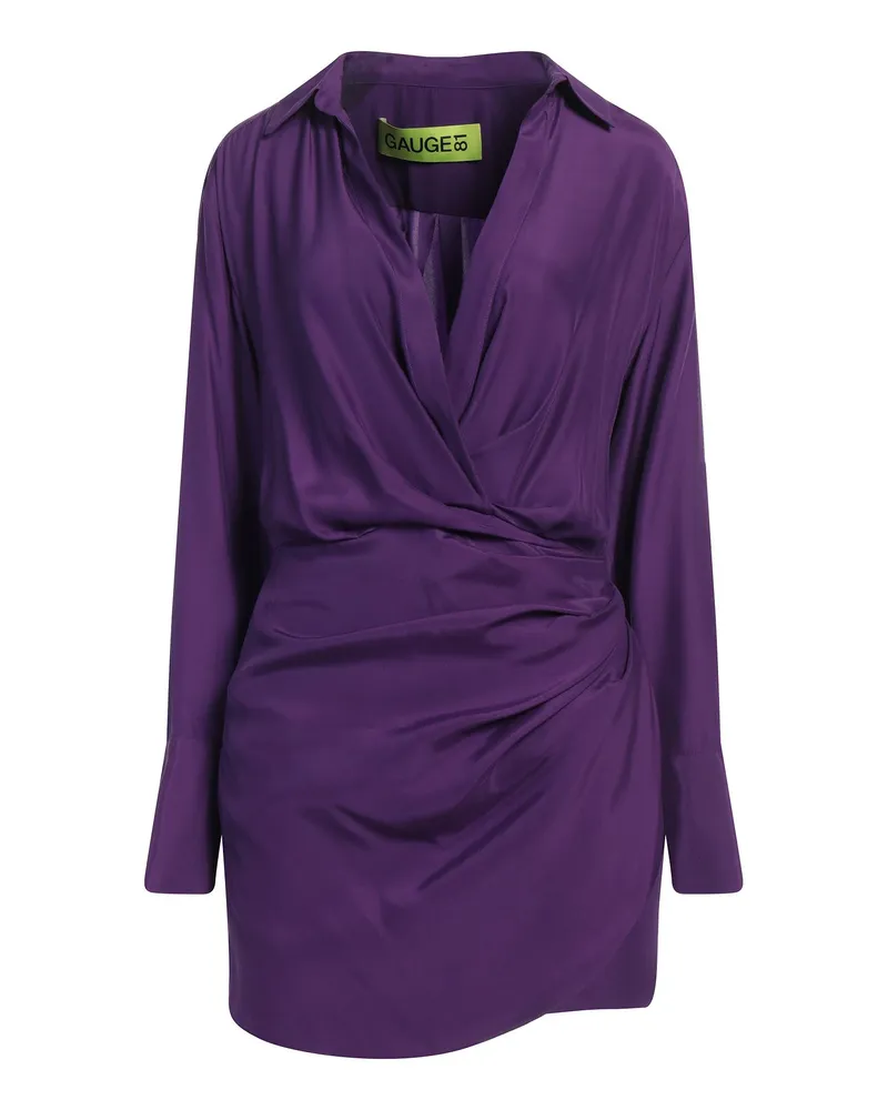 GAUGE81 Mini-Kleid Violett