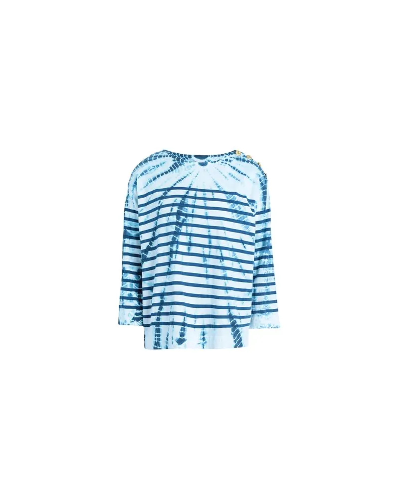 Leon & Harper TOPS - T-shirtsauf YOOX.COM Azurblau