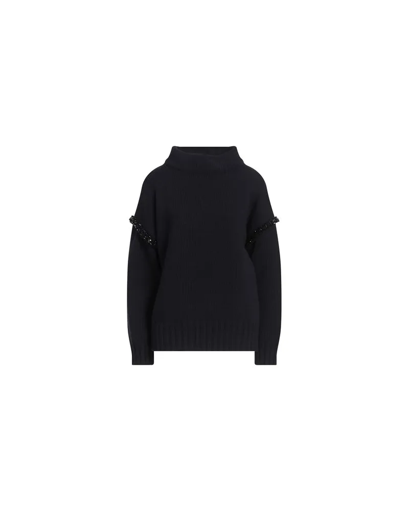 Max Mara SFILATA - STRICKWAREN - Rollkragenpulloverauf YOOX.COM Nachtblau