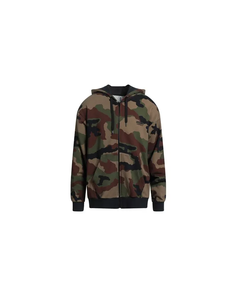 Moschino TOPS - Sweatshirtsauf YOOX.COM Militärgrün