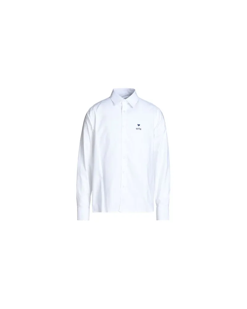 Arte Antwerp Stockton Heart Patch - Stockton Heart Patch - TOPS - Hemdenauf YOOX.COM Weiß