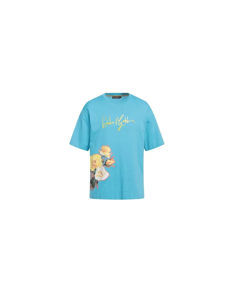 Dolce & Gabbana TOPS - T-shirtsauf YOOX.COM Azurblau