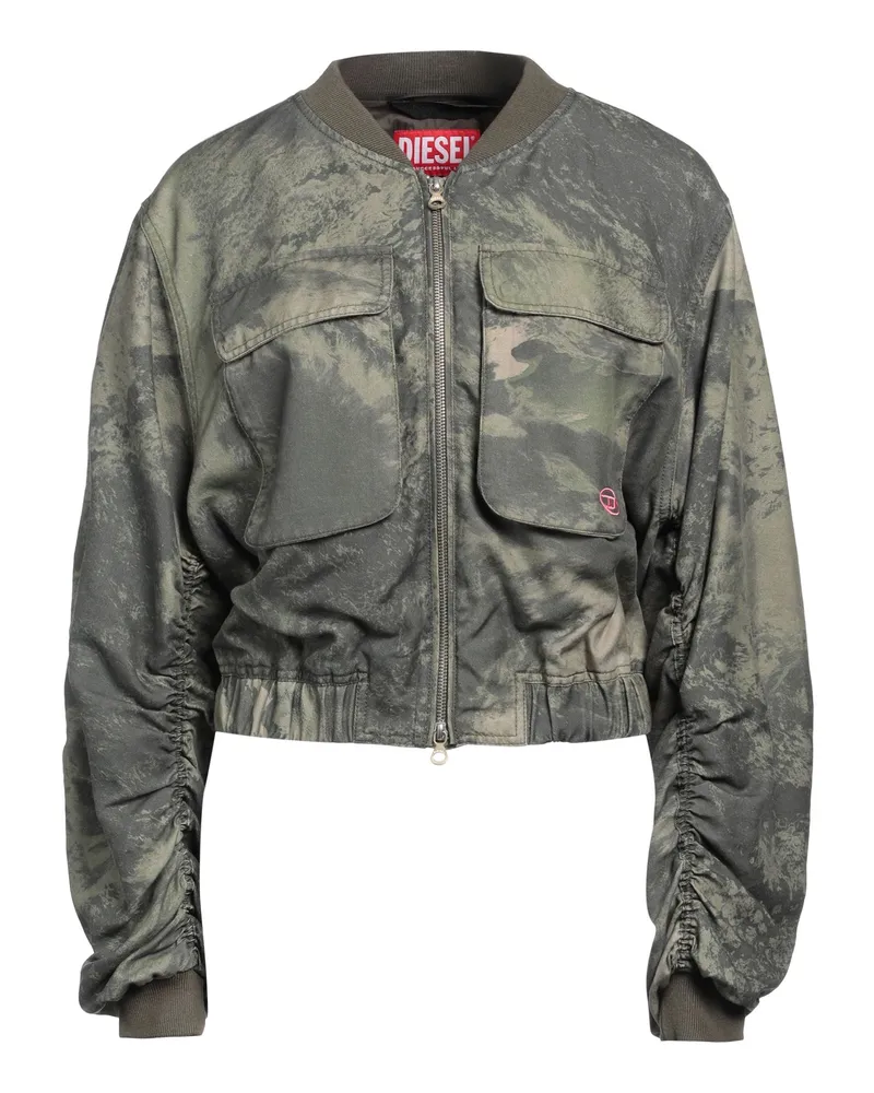 Diesel Jacke & Anorak Militärgrün