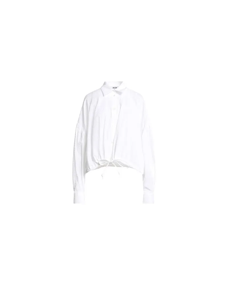 MSGM TOPS - Hemdenauf YOOX.COM Weiß