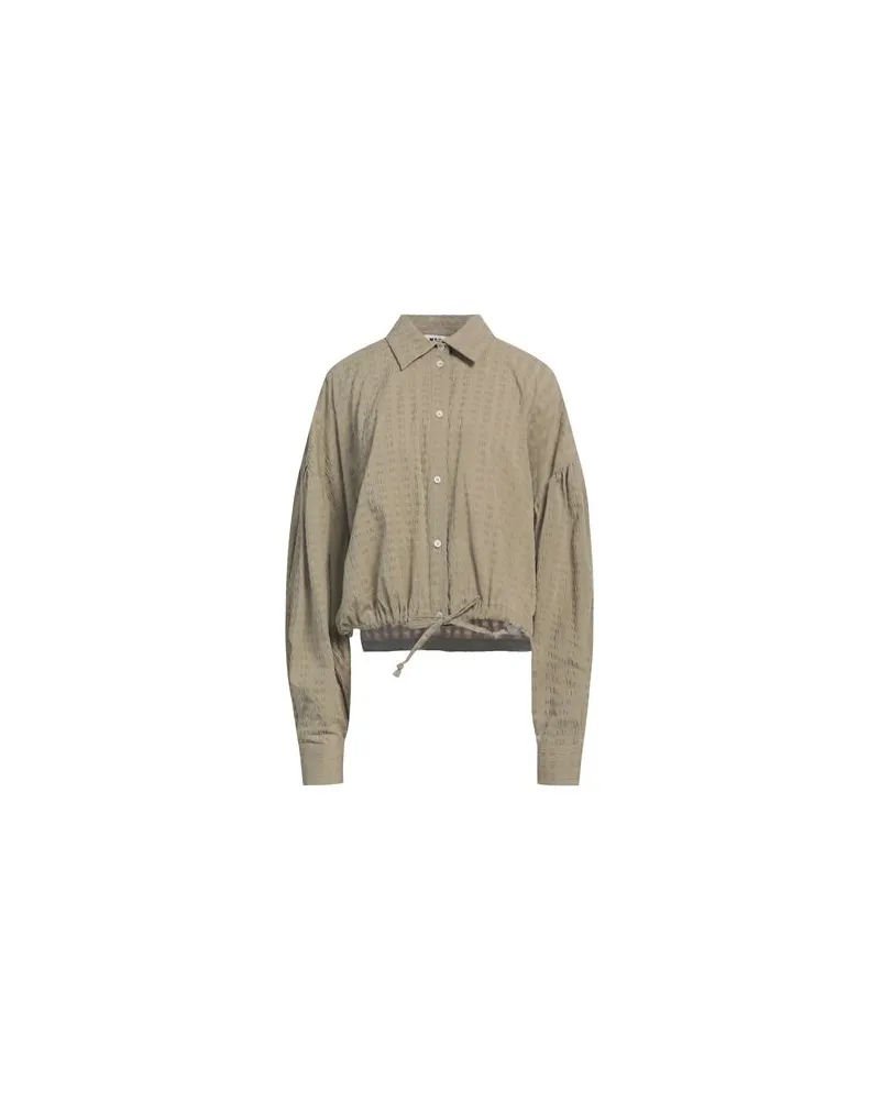 MSGM TOPS - Hemdenauf YOOX.COM Salbeigrün