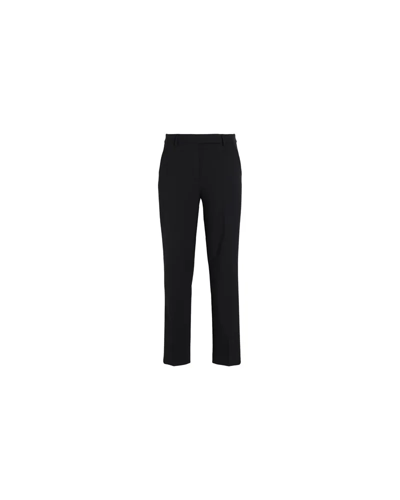 Karl Lagerfeld SATIN PANEL TAILORED PANTS  - HOSEN & RÖCKE - Hosenauf YOOX.COM Schwarz