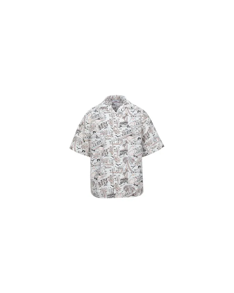 GCDS TOPS - Hemdenauf YOOX.COM Weiß