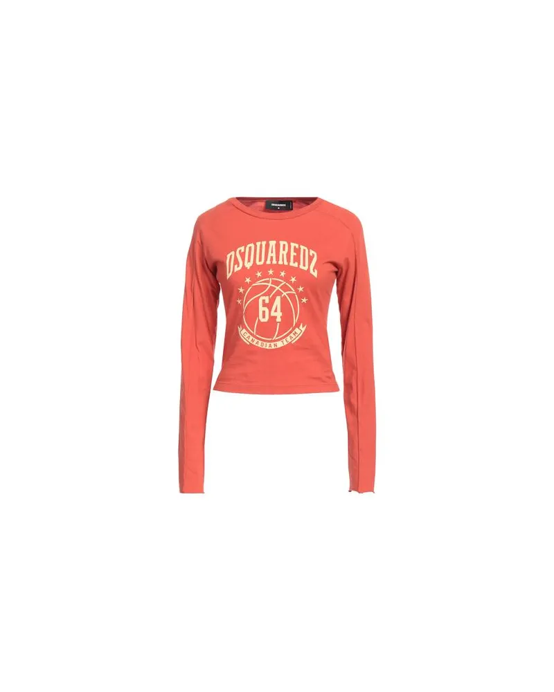 Dsquared2 TOPS - T-shirtsauf YOOX.COM Rostrot