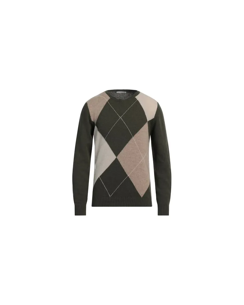 Daniele Alessandrini STRICKWAREN - Pulloverauf YOOX.COM Militärgrün