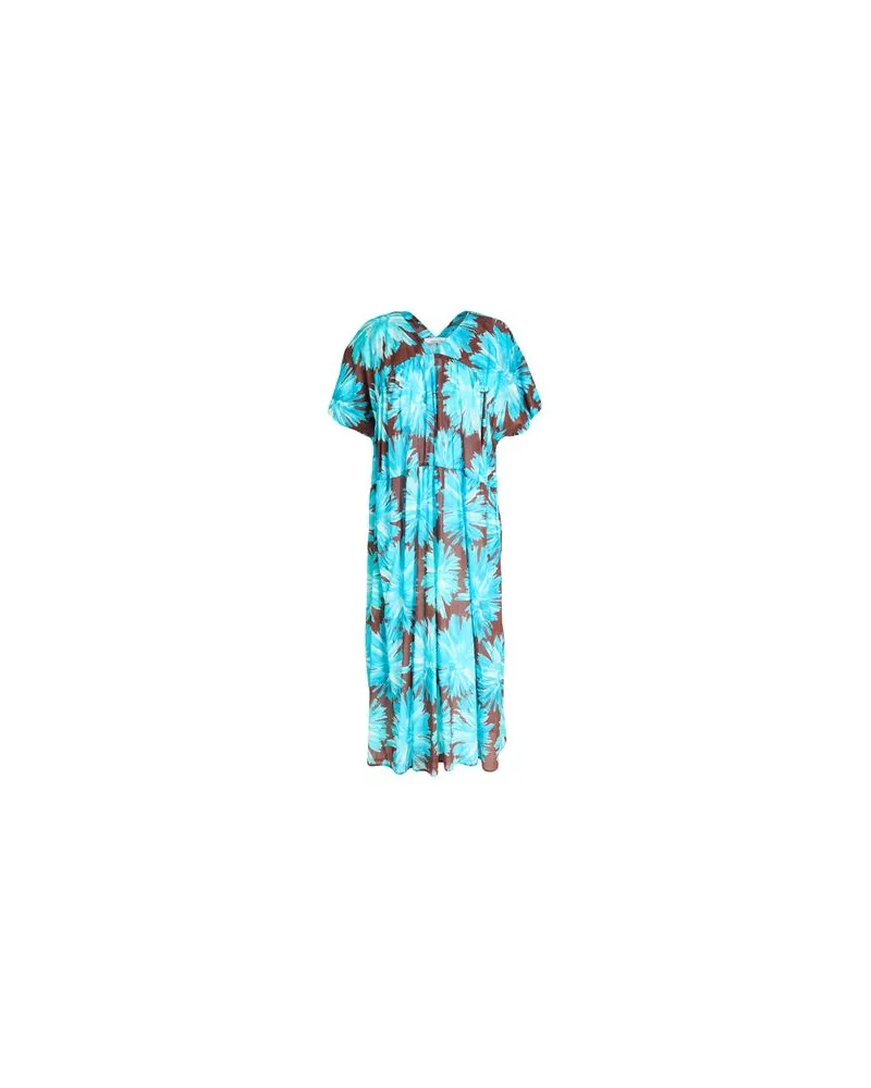 Liviana Conti KLEIDER - Midi-Kleiderauf YOOX.COM Azurblau