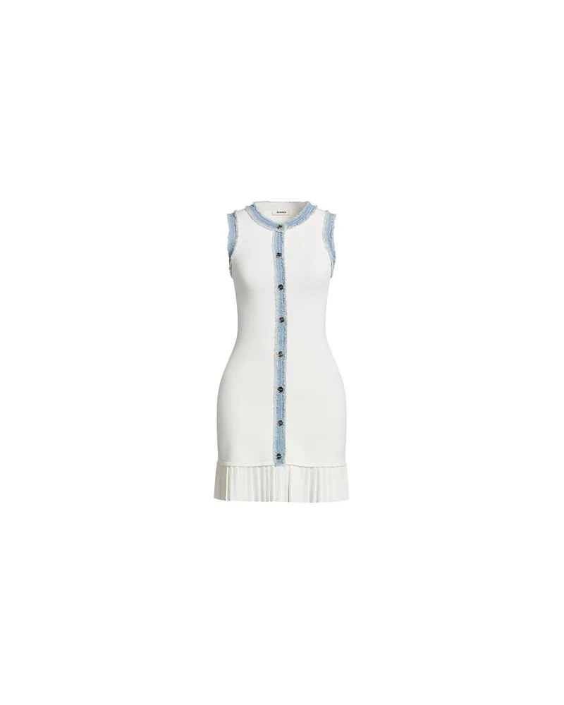 Sandro KLEIDER - Mini-Kleiderauf YOOX.COM Elfenbein