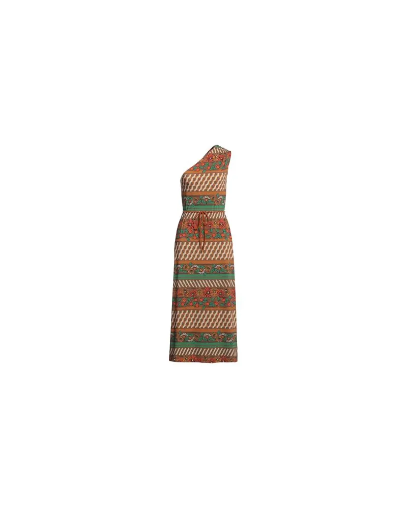 SIYU KLEIDER - Maxi-Kleiderauf YOOX.COM Braun