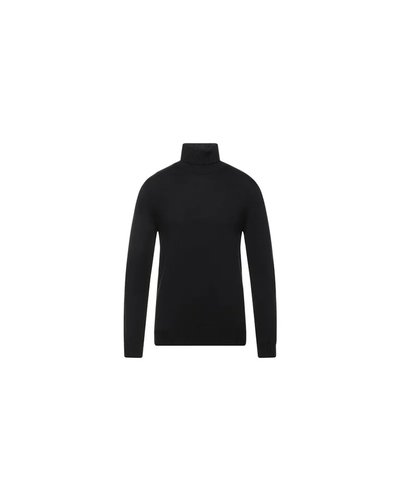 Alpha Studio STRICKWAREN - Rollkragenpulloverauf YOOX.COM Schwarz