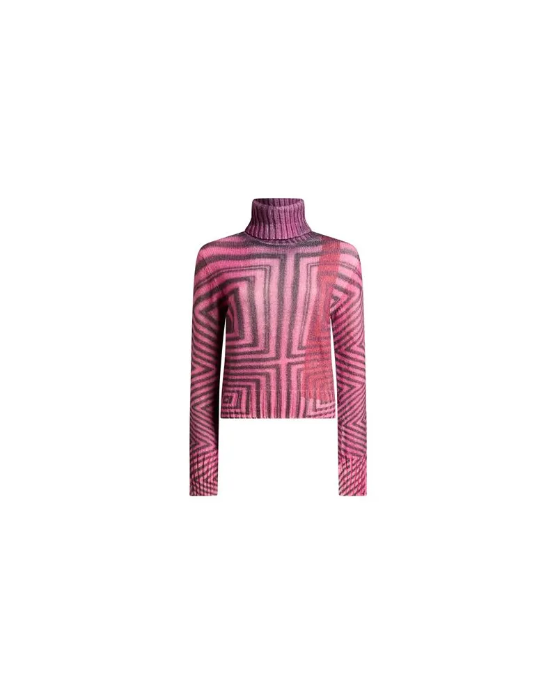 Riccardo Forconi STRICKWAREN - Rollkragenpulloverauf YOOX.COM Magenta