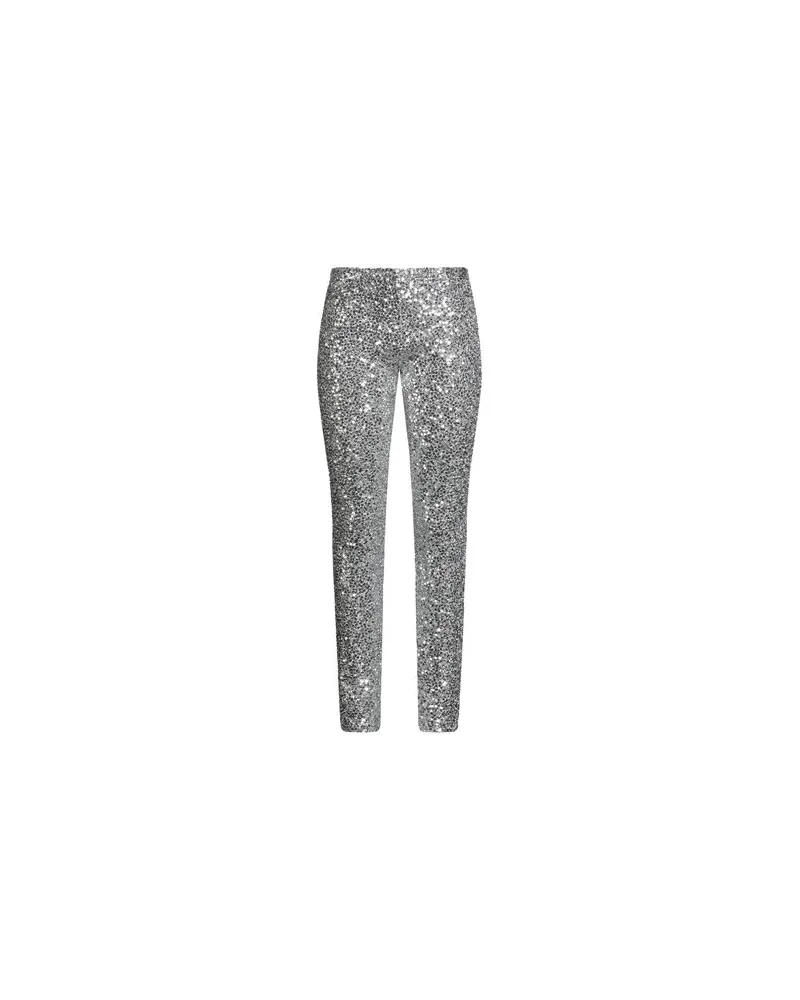 WE 11 DONE HOSEN & RÖCKE - Leggingsauf YOOX.COM Silber
