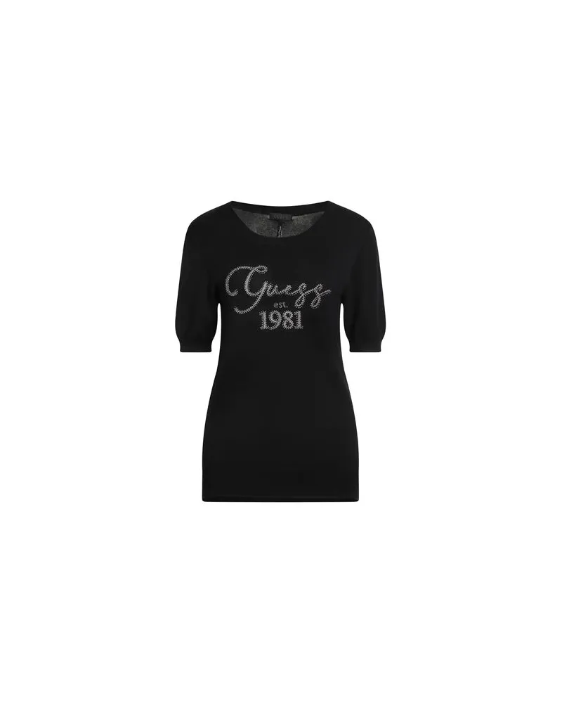 Guess STRICKWAREN - Pulloverauf YOOX.COM Schwarz