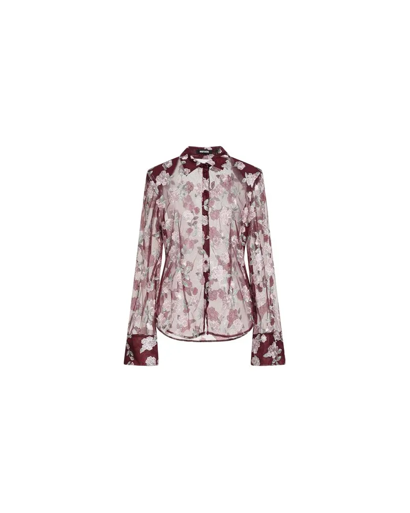 ROTATE Birger Christensen TOPS - Hemdenauf YOOX.COM Bordeaux