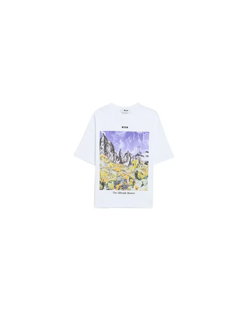 MSGM TOPS - T-shirtsauf YOOX.COM Weiß