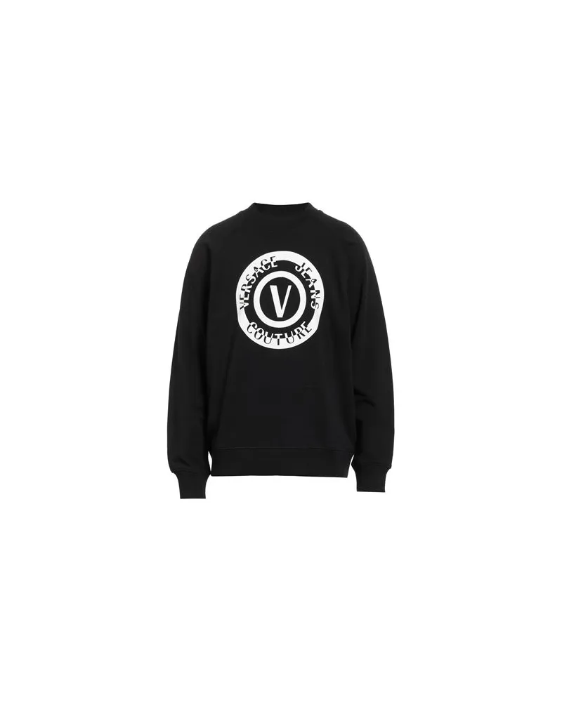 Versace Jeans TOPS - Sweatshirtsauf YOOX.COM Schwarz