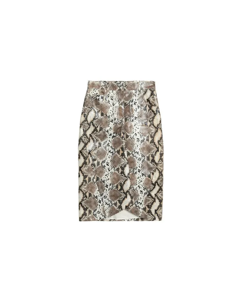 pushBUTTON HOSEN & RÖCKE - Midi-Röckeauf YOOX.COM Beige