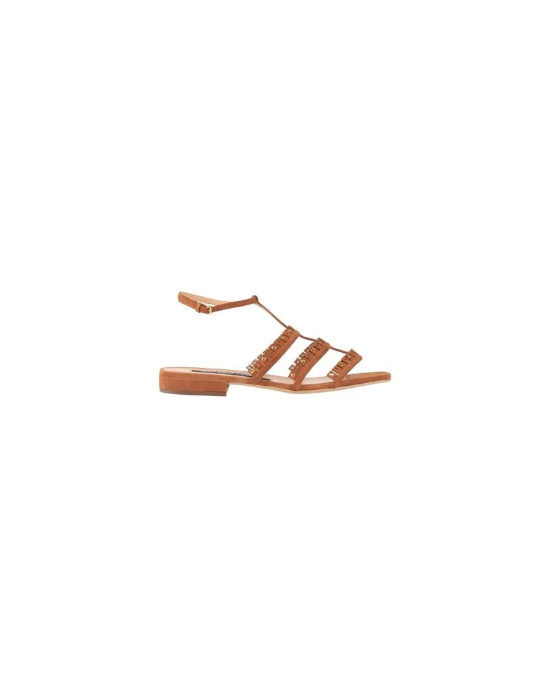 Sergio Rossi SCHUHE - Sandalenauf YOOX.COM Kamel