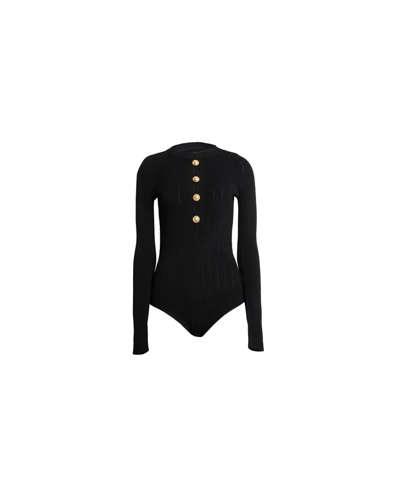 Balmain TOPS - Bodysuitsauf YOOX.COM Schwarz