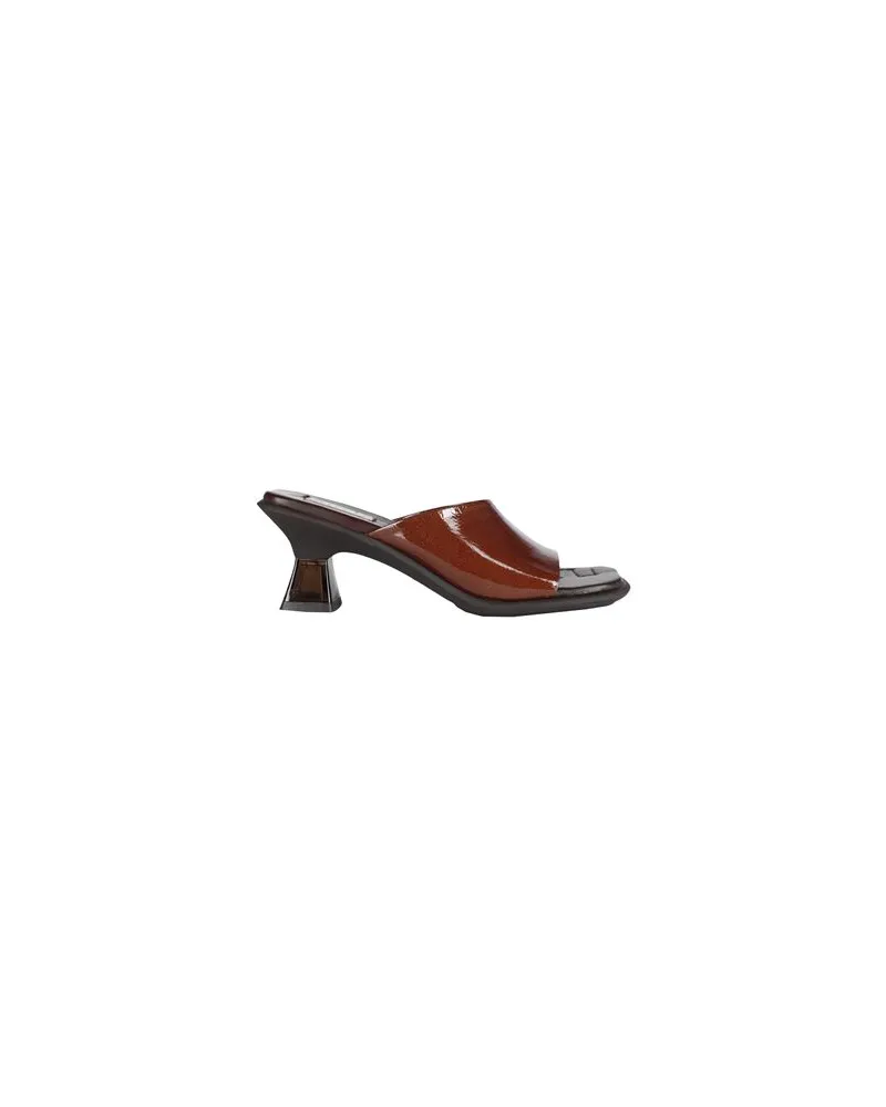 Miista SYNTHIA BROWN SANDALS  - SCHUHE - Sandalenauf YOOX.COM Braun