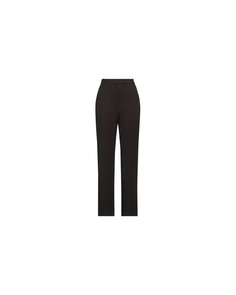 ROTATE Birger Christensen HOSEN & RÖCKE - Hosenauf YOOX.COM Dunkelbraun