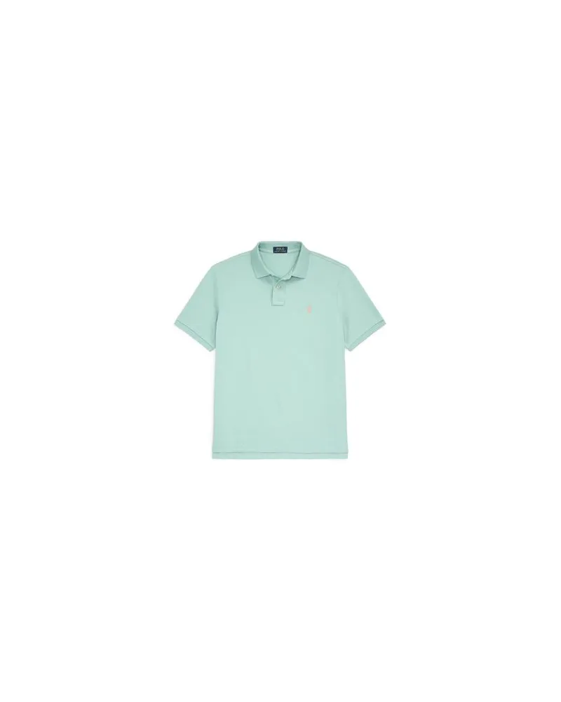 Ralph Lauren SLIM FIT MESH POLO SHIRT  - TOPS - Poloshirtsauf YOOX.COM Salbeigrün