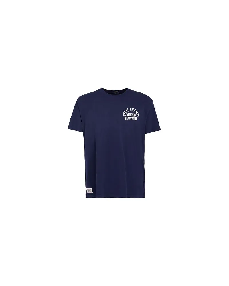 Ralph Lauren Classic Fit Crest Jersey T-Shirt  - TOPS - T-shirtsauf YOOX.COM Marineblau
