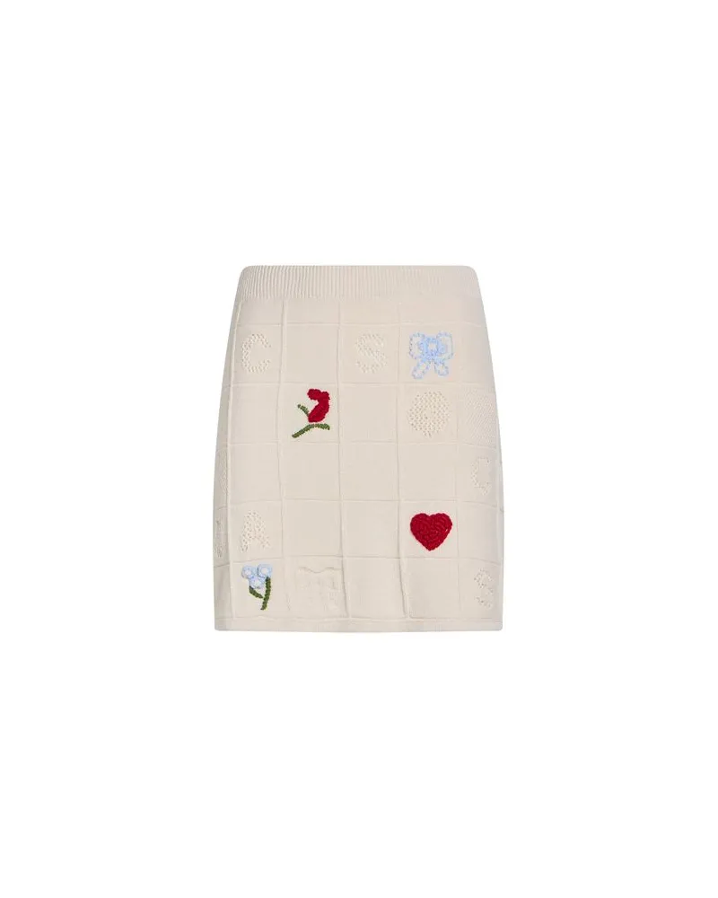 Twin-Set MARCO RAMBALDI X  - HOSEN & RÖCKE - Miniröckeauf YOOX.COM Cremeweiß
