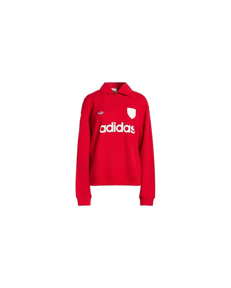 adidas TOPS - Sweatshirtsauf YOOX.COM Rot