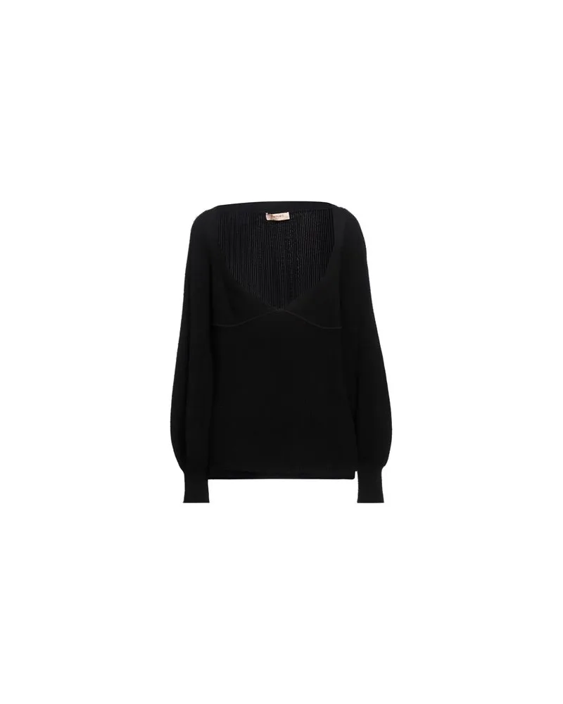 Twin-Set STRICKWAREN - Pulloverauf YOOX.COM Schwarz