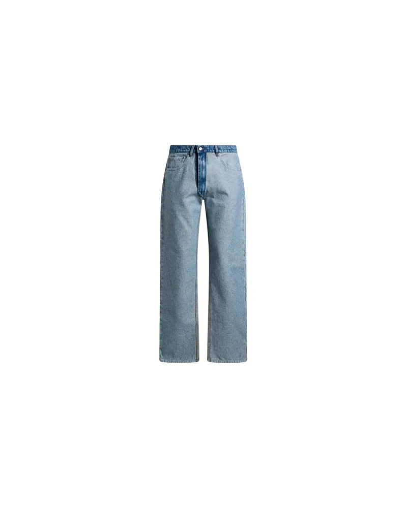 Maison Margiela HOSEN & RÖCKE - Jeanshosenauf YOOX.COM Blau