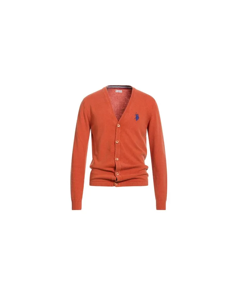 U.S. Polo Assn.  STRICKWAREN - Strickjackenauf YOOX.COM Orange