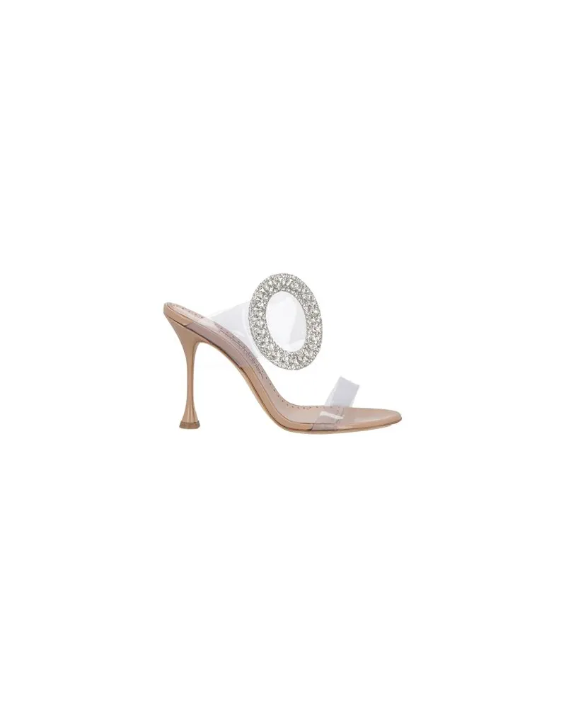 Manolo Blahnik SCHUHE - Sandalenauf YOOX.COM Transparent