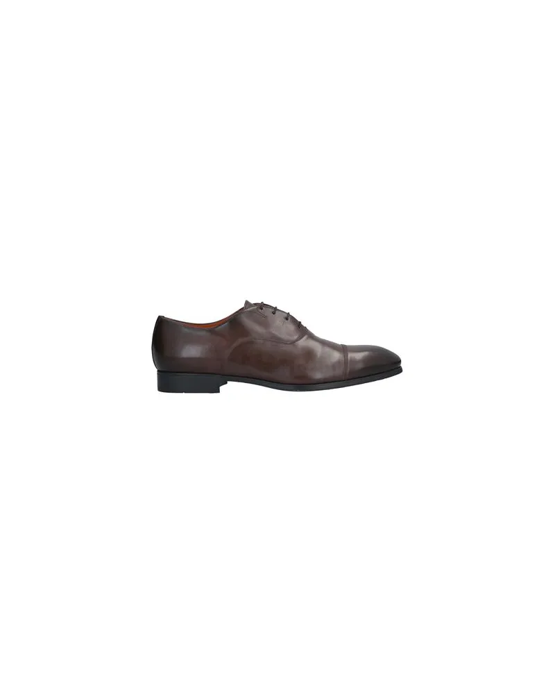 Santoni SCHUHE - Schnürschuheauf YOOX.COM Schokobraun