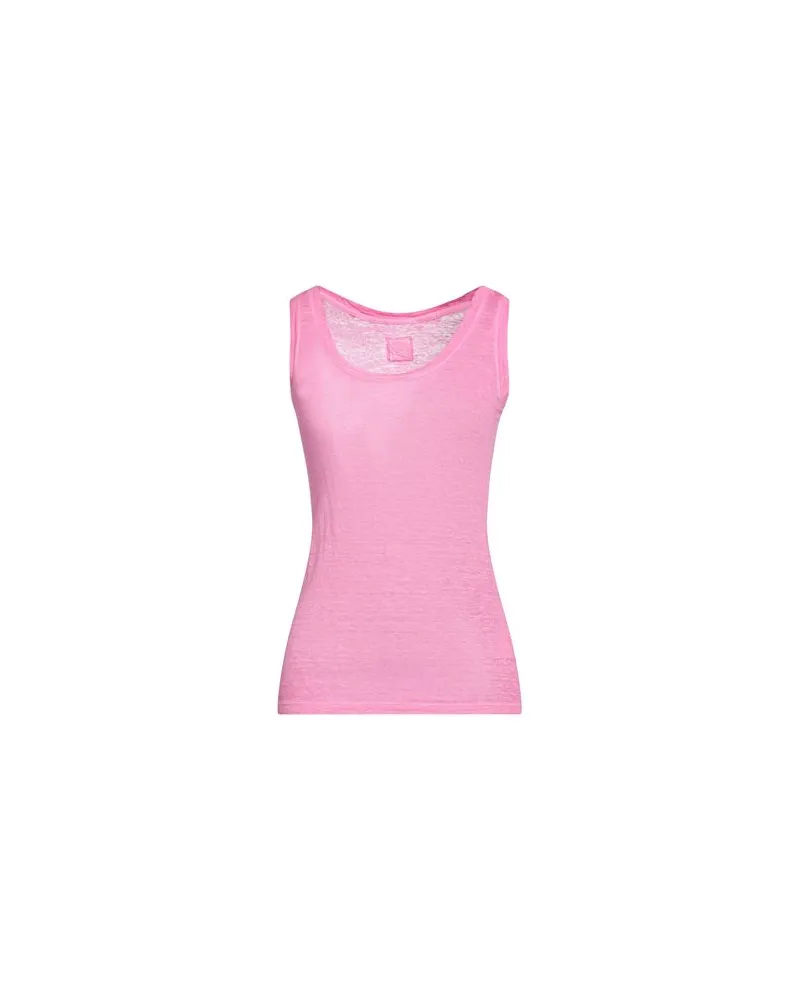 120% Lino TOPS - Tank Topsauf YOOX.COM Magenta