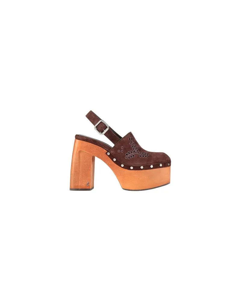 Jimmy Choo SCHUHE - Mules & Clogsauf YOOX.COM Schokobraun