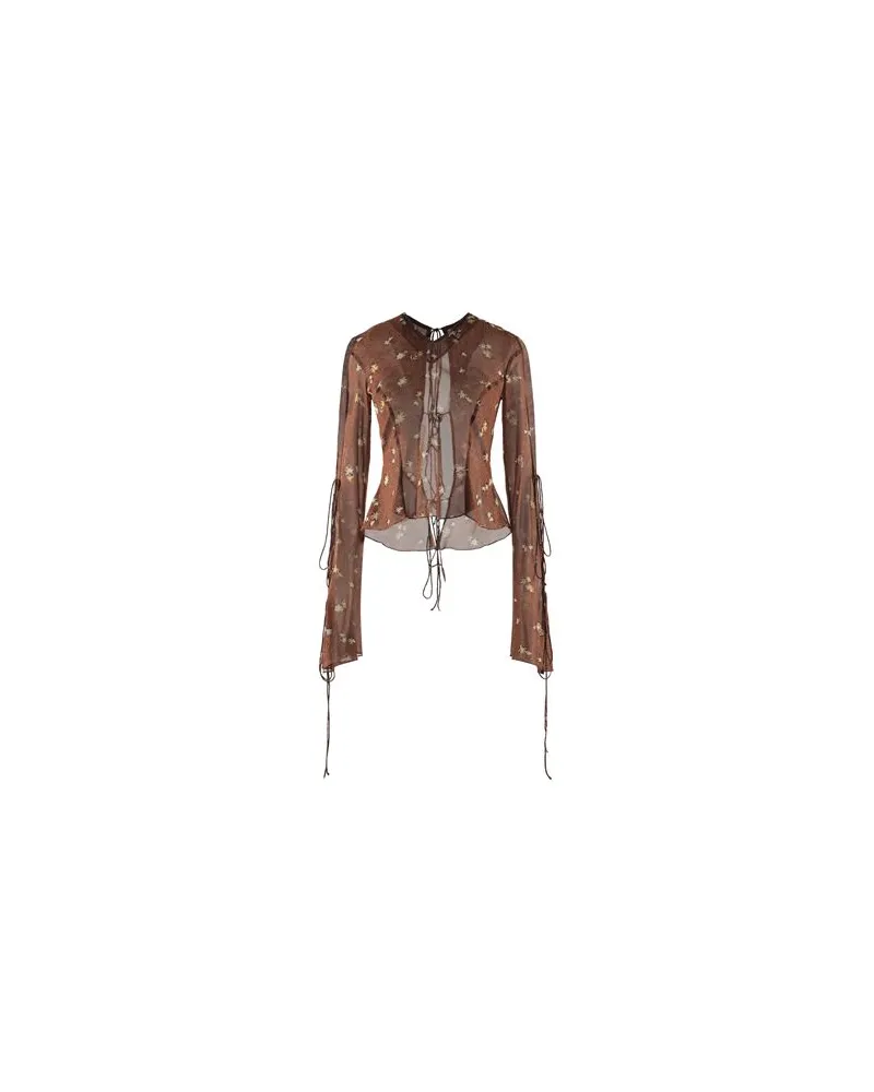Charlotte Knowles TOPS - Topsauf YOOX.COM Braun