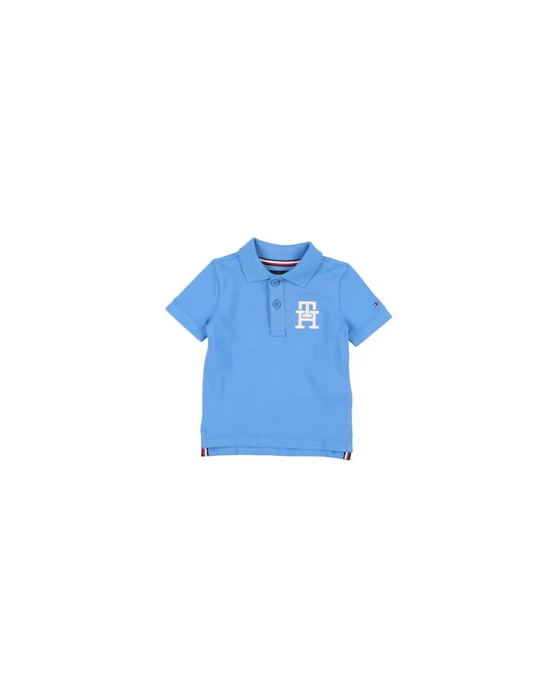 Tommy Hilfiger TOPS - Poloshirtsauf YOOX.COM Azurblau