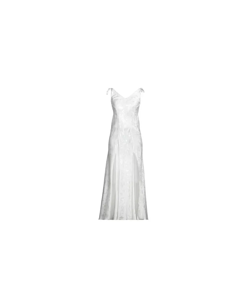 La Semaine Paris KLEIDER - Maxi-Kleiderauf YOOX.COM Weiß