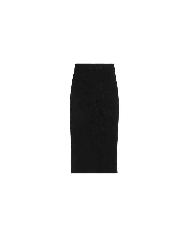KONTATTO HOSEN & RÖCKE - Midi-Röckeauf YOOX.COM Schwarz