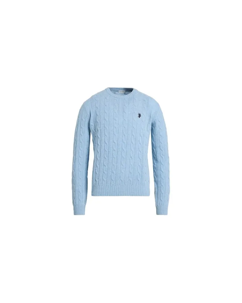 U.S. Polo Assn.  U POLO ASSN. - STRICKWAREN - Pulloverauf YOOX.COM Himmelblau