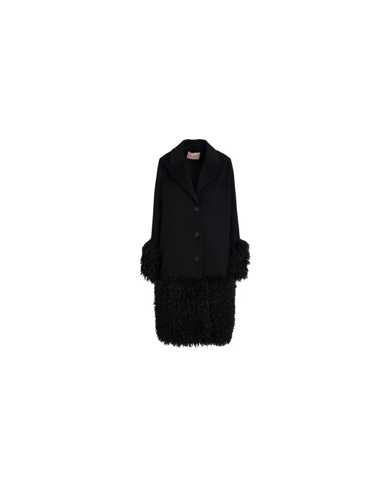 Twin-Set JACKEN & MÄNTEL - Mäntelauf YOOX.COM Schwarz