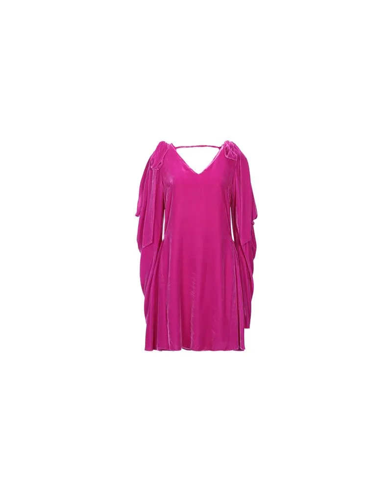 LES RÊVERIES KLEIDER - Mini-Kleiderauf YOOX.COM Fuchsia